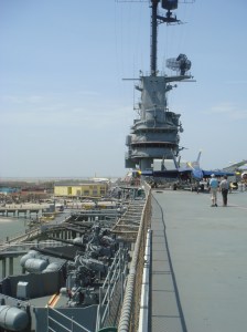 BATTLE STATIONS: Relive the climatic battles of the USS Lexington when you board this floating museum.